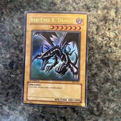 Yugioh: Red-Eyes B. Dragon - SDJ-001 - Ultra Rare - 1st Edition