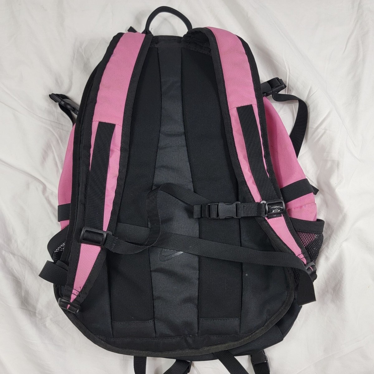 Nike Pink Black Backpack School College Camping Hiking Travel Storage | eBay Nike Pink Black Backpack School College Camping Hiking Travel Storage | eBay