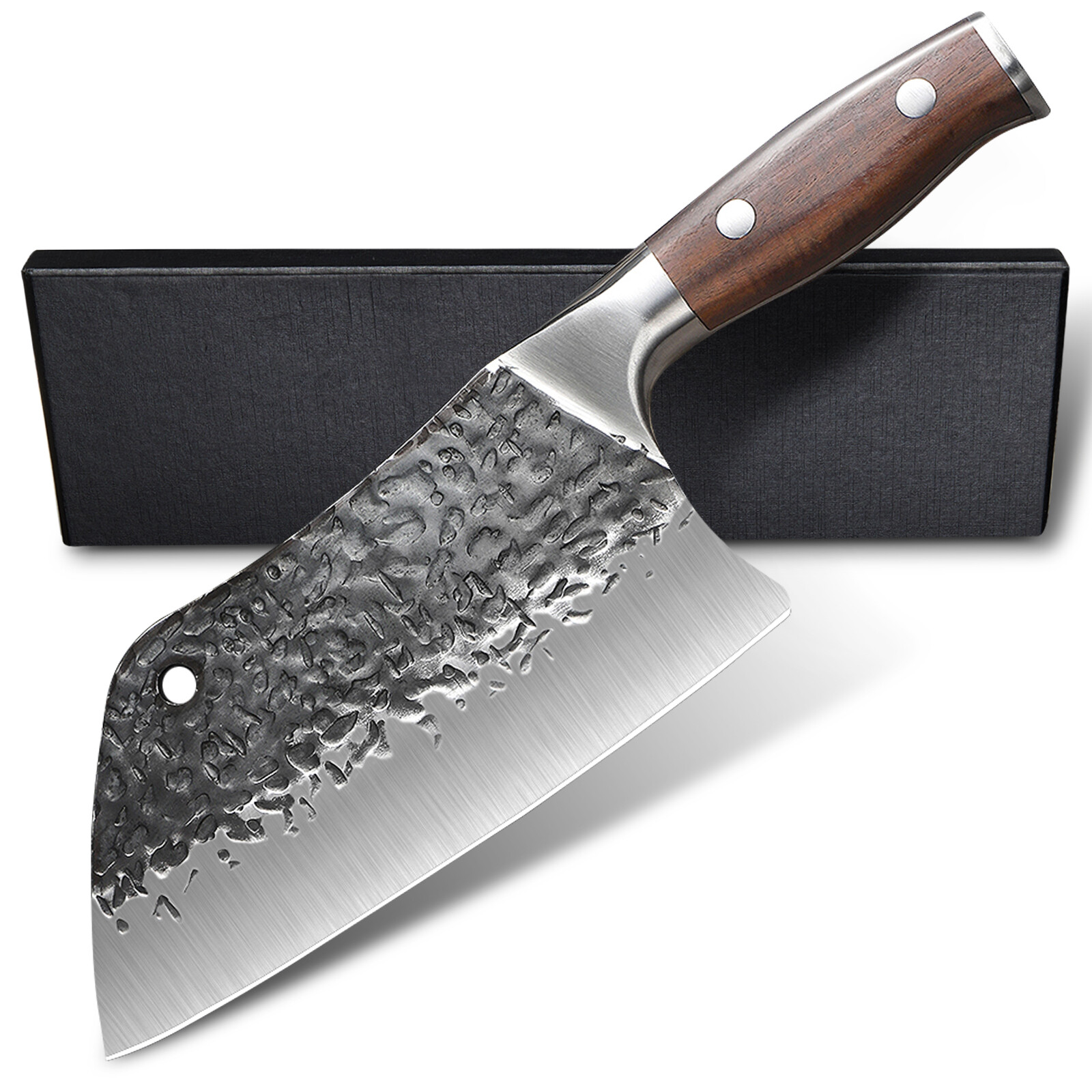 Hand Forged Heavy Duty Butcher Knife Kitchen Knife
