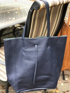 cowhide leather tote