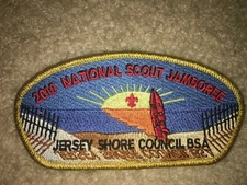Boy Scout New Jersey Shore Surfboard Council 2010 National Jamboree JSP Patch