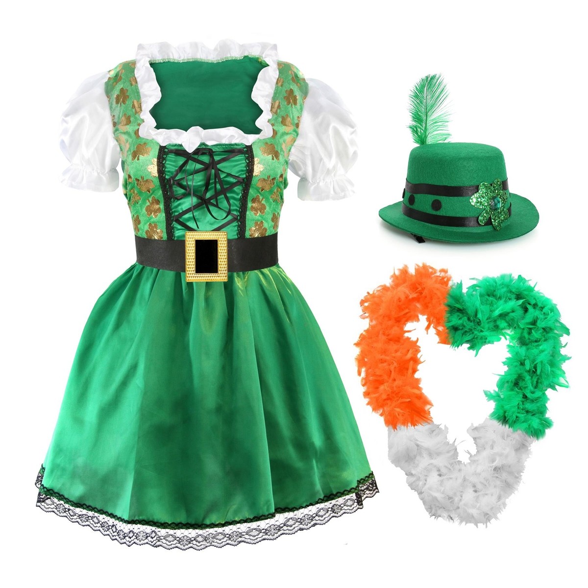 slim fit dress slacks Mythrojan Traditional Irish Celtic Dress : Chemise and Over Dress Medieval Renaissance Costume SCA LARP : Green