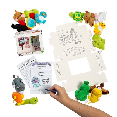 Desk Pet Home Plush Kit Assortment May Vary