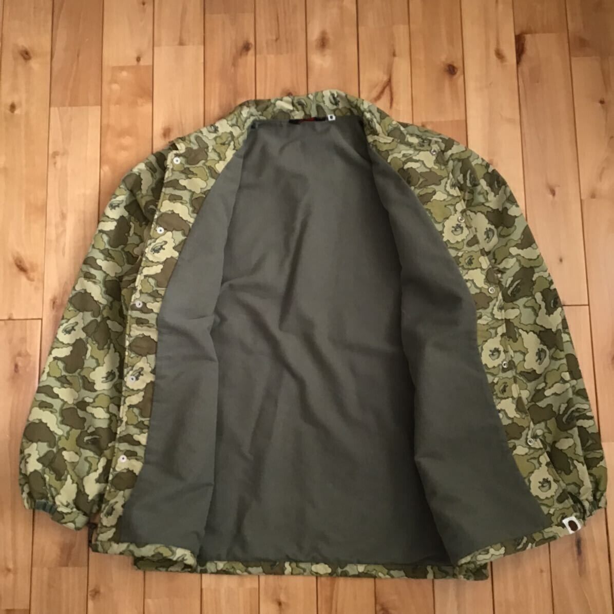 BAPE × kaws cloud camo Coach jacket Beige A Bathing Ape Size BAPE × kaws cloud camo Coach jacket Beige A Bathing Ape Size