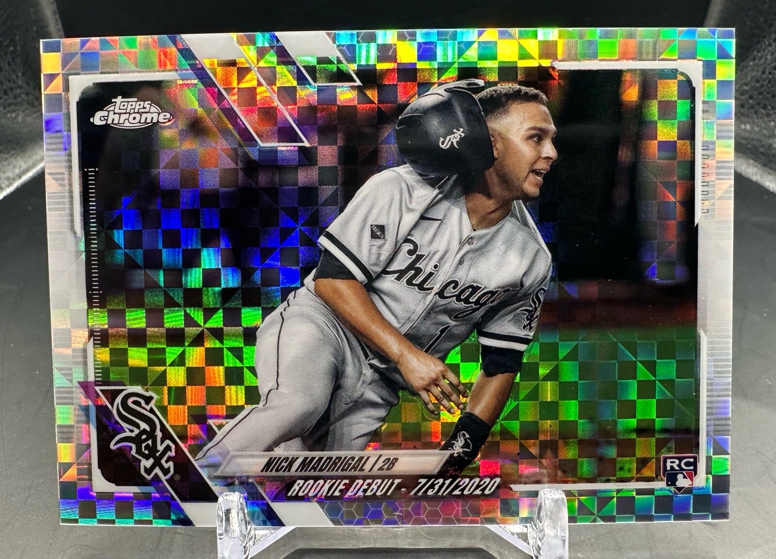 2021 Topps Chrome Update Nick Madrigal X-Fractor /99 RC #USC89
