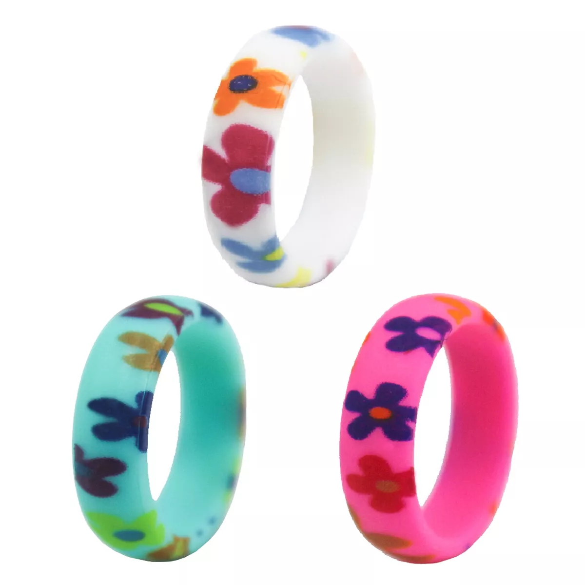 Flower silicone ring deals