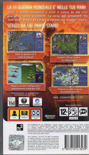 TOM CLANCY'S - ENDWAR - PSP (USATO OTTIMO) ITALIANO - Picture 2 of 2