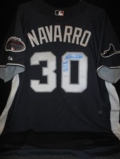 DIONER NAVARRO SIGNED 2008 ALL STAR JERSEY - MAJESTIC - TAMPA BAY RAYS - RARE!