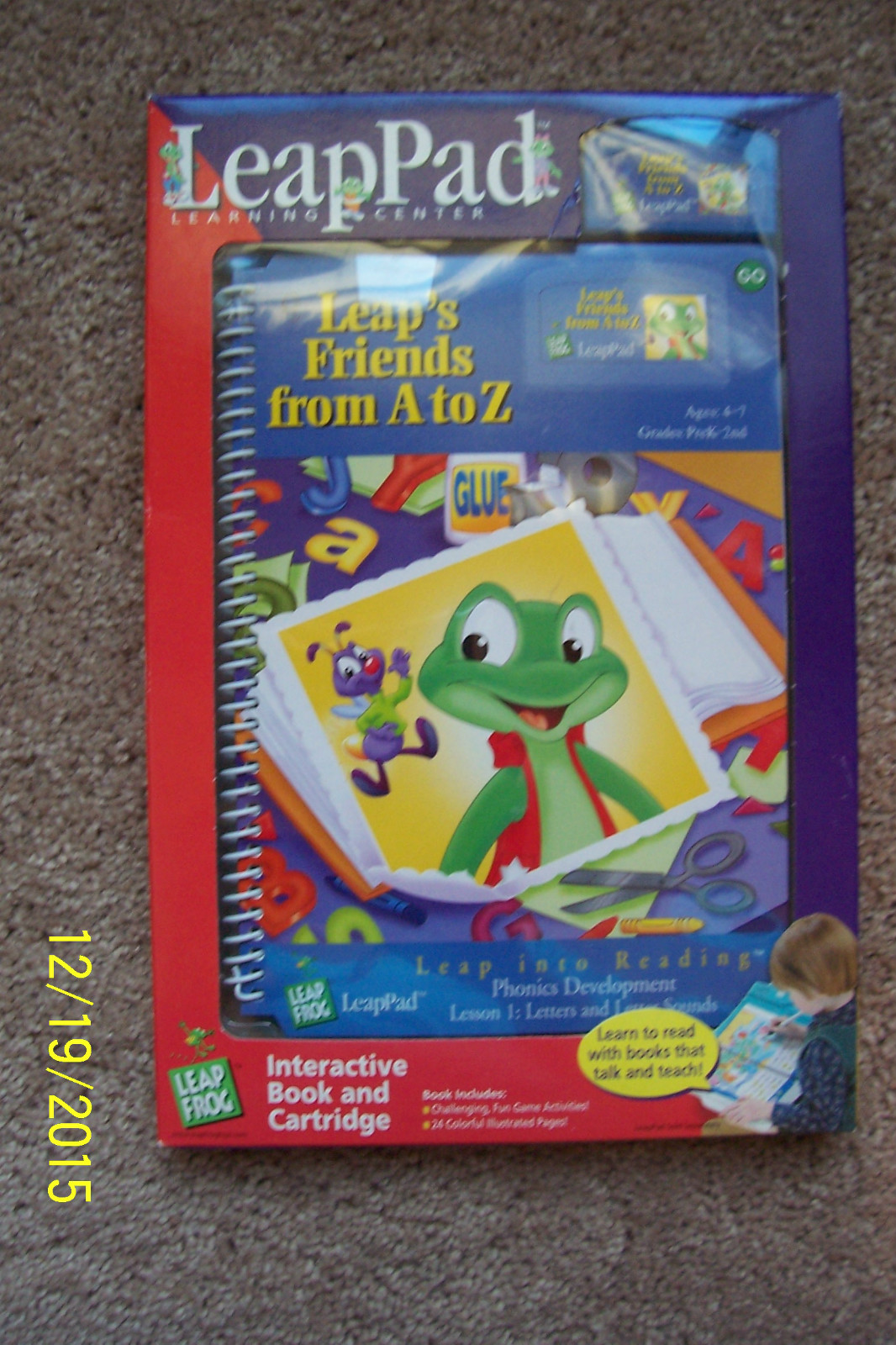 Leap Pad and 12 Phonics, 9 interactive Book & Cartridge