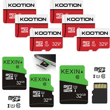 1-5PCS 32GB Micro SD TF Card SDHC Class 10 Memory TF Cards For Phone/Camera Card