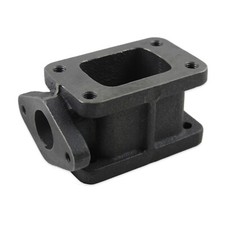 Flangia adattatore turbocompressore per Garrett T3 con attacco wastegate 35mm/38mm