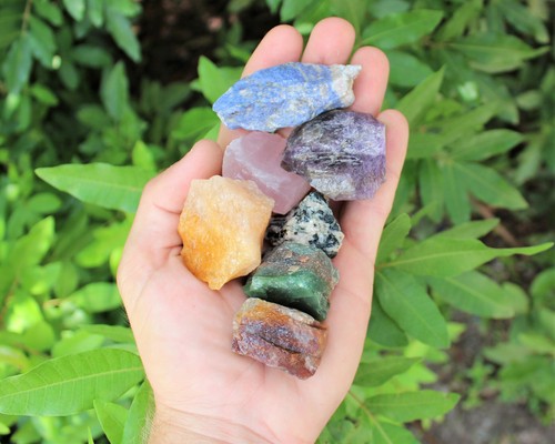 Assorted Rough INDIA Mix Stones: 1000 Carat Bulk Lot (Raw Natural Rocks) - Picture 4 of 9