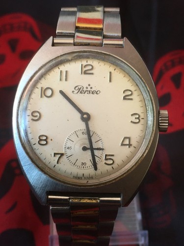 Original Perseo M. seconds hands - 36mm-Uhr Railway Italy-FERROVIA-RUNS!!!  | eBay