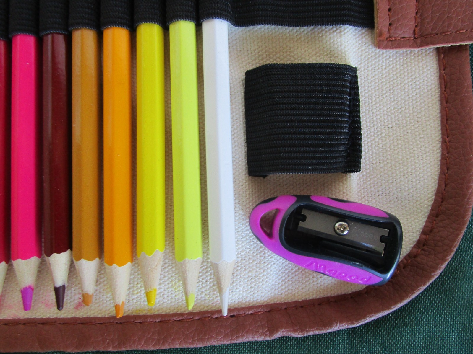 Covacure 36 Colored Pencils Set w/ Storage Pouch & Sharpener