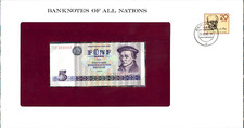 Banknotes of All Nations GDR East Germany 1975 5 Mark UNC P 27a IH368648