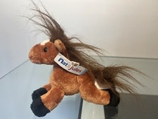 DEMDACO Nat & jules Quarter horse Bellefire 8” plush bean bag 2008 with tag toy 