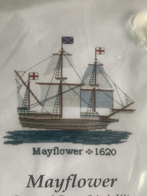 Mayflower Ship Cross Stitch Kit Posy Collection NIP 8.75x8.5