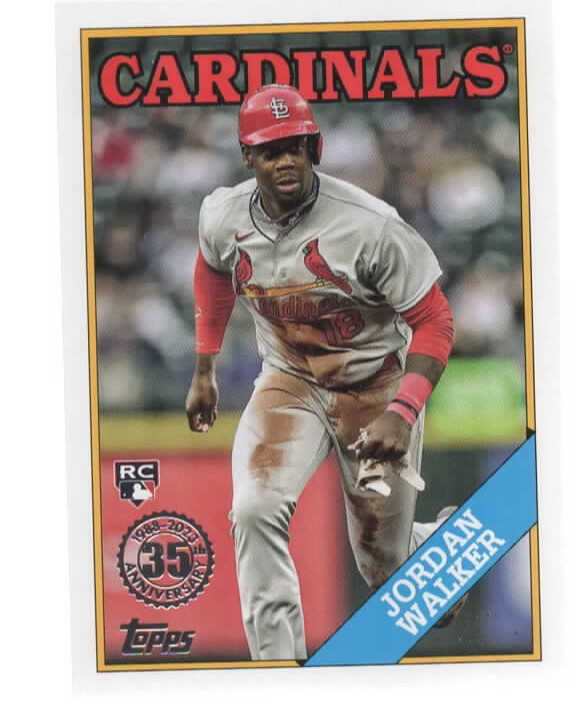 2023 Topps Update #88US-49 Jordan Walker 1988 Topps Baseball