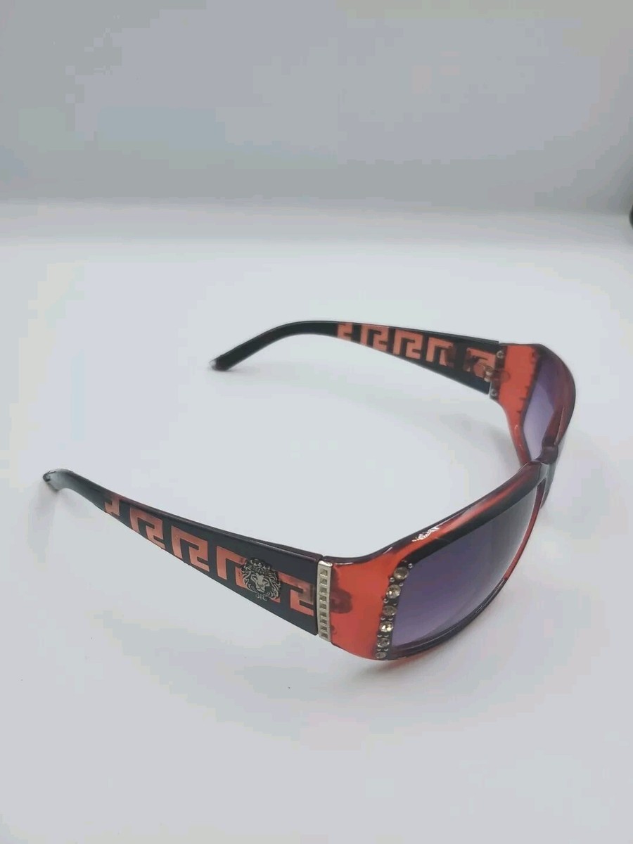 Authentic Versace Burgundy Sunglasses FRAMES ONLY(scratches On