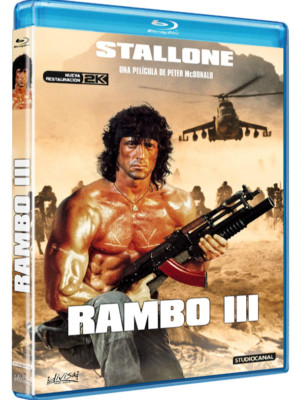 RAMBO III (2ª Mano)  Sylvester Stallone BLU-RAY (Región B) A-23