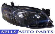 Headlight RH for Ford BF 2 BF 3 Falcon / Fairmont Black Drivers Side 9/06 - 09