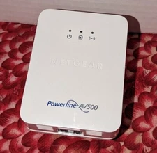 Netgear XWN5001 Powerline AV500 WiFi Wireless Network Range Extender 
