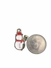 Snowman Enamel Bangle Pendant charm Necklace Pendant Charm C23 Style SM