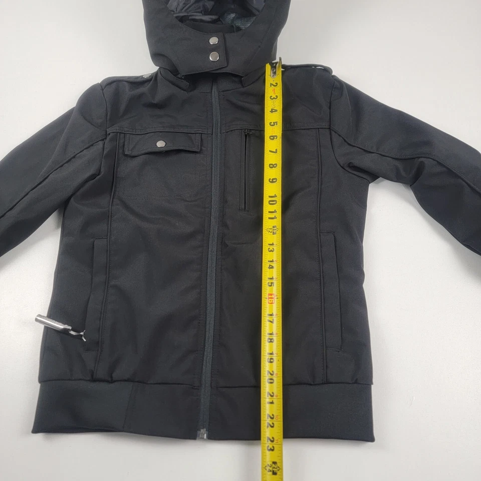 Chaqueta con Capucha Baubax Para Mujer Resistente al Agua Viaje Minimalista Negra XS X-Pequeña Foto 3 de 4