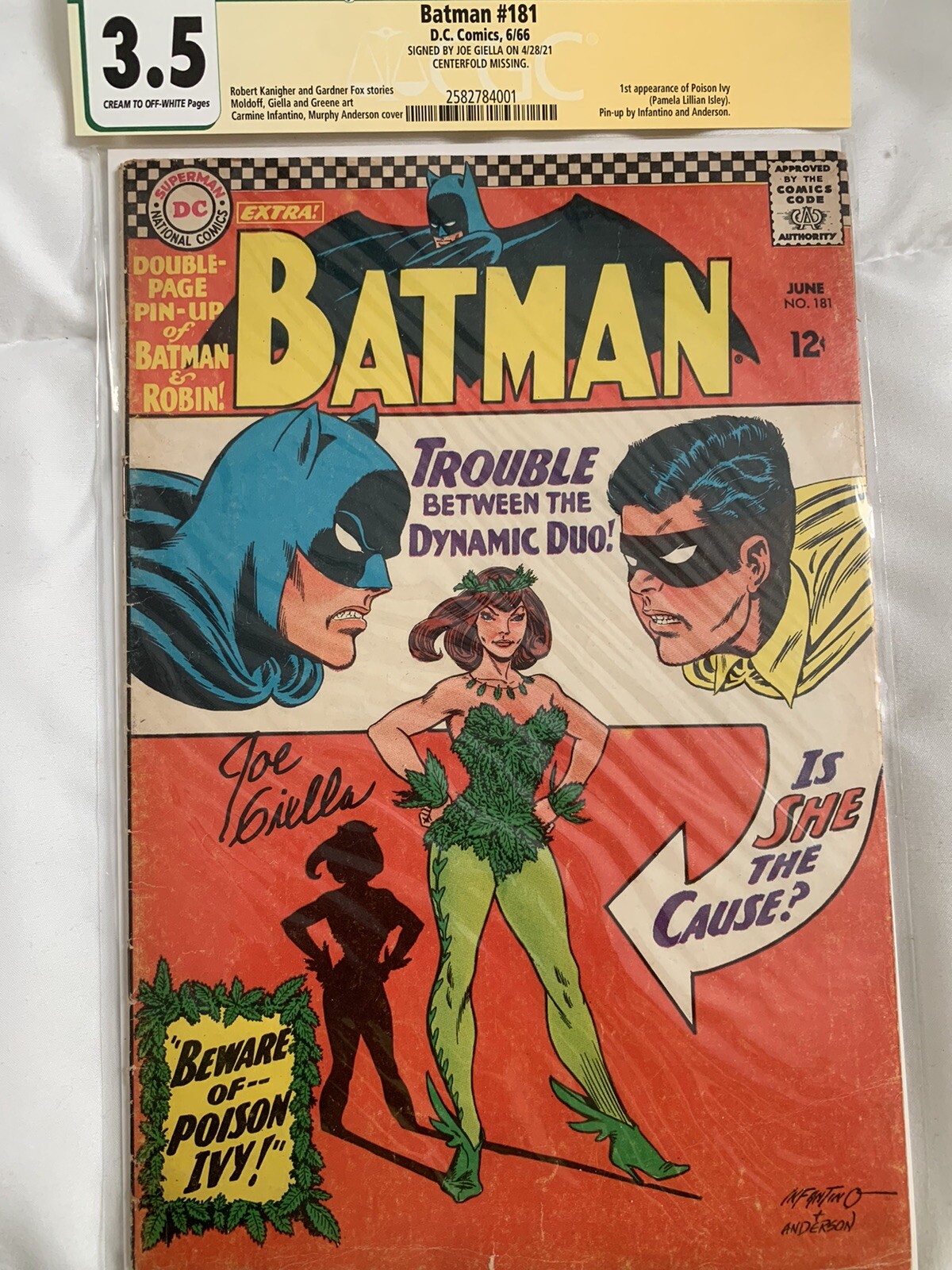 Batman 181 First Poison Ivy Appearance Golden Age Dc Comic | eBay