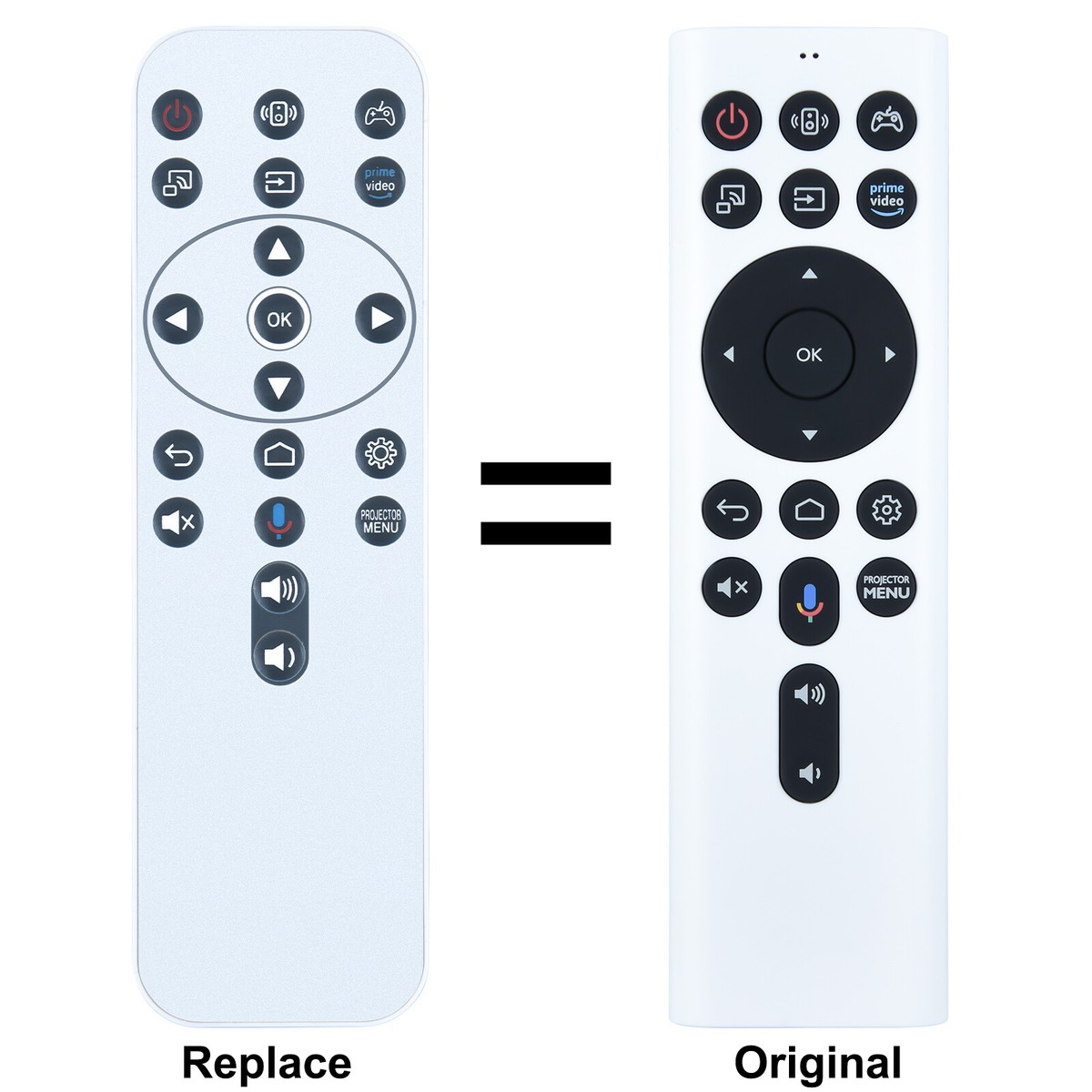 New RCI068 Replacement Remote Control For BenQ Projectors X1300i