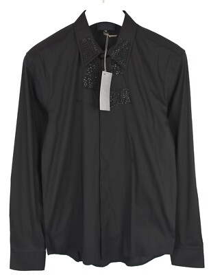 Richmond X Hemd Damen M/L Freizeit Geknöpft Strass Schwarz