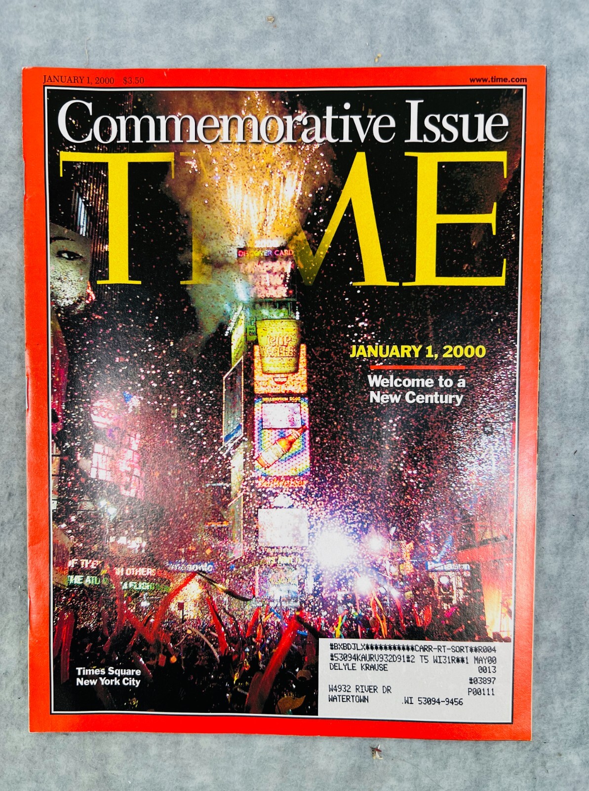 🎉🎉🎉Commemorative Issue TIME MAGAZINE January 1, 2000 🎉🎉🎉 | eBay