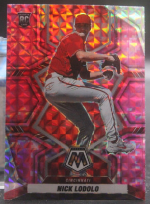Nick Lodolo (Reds/RC/TCU Horned Frogs) - 2022 Panini Mosaic Pink