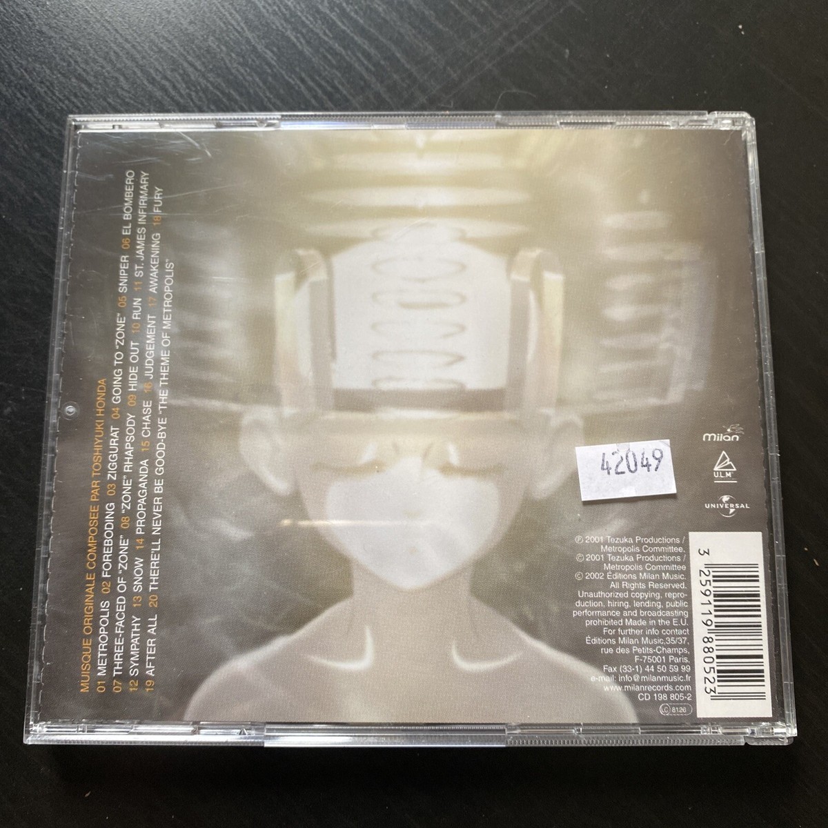 meme CD Metropolis Bande Originale Anime Manga | eBay