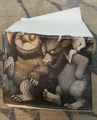 Maurice Sendak Where The Wild Things Are Notepad Paper 3.5 Inches