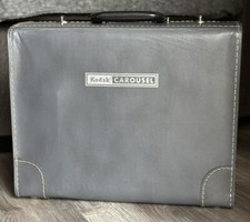 Kodak Carousel 750 Slide Projector In Leather Case - No Tested