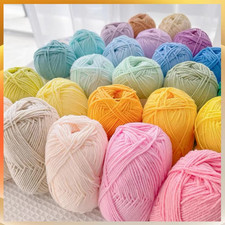 A1-50g/Set Soft Milk Cotton Yarn for Crochet Threads for Knitting Wool DIY