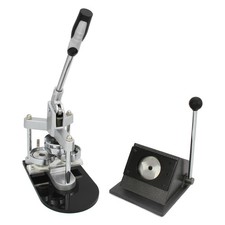 Badge Maker Maschine 25mm Kit - Presse & Schneider zur Herstellung von Pin Button Abzeichen