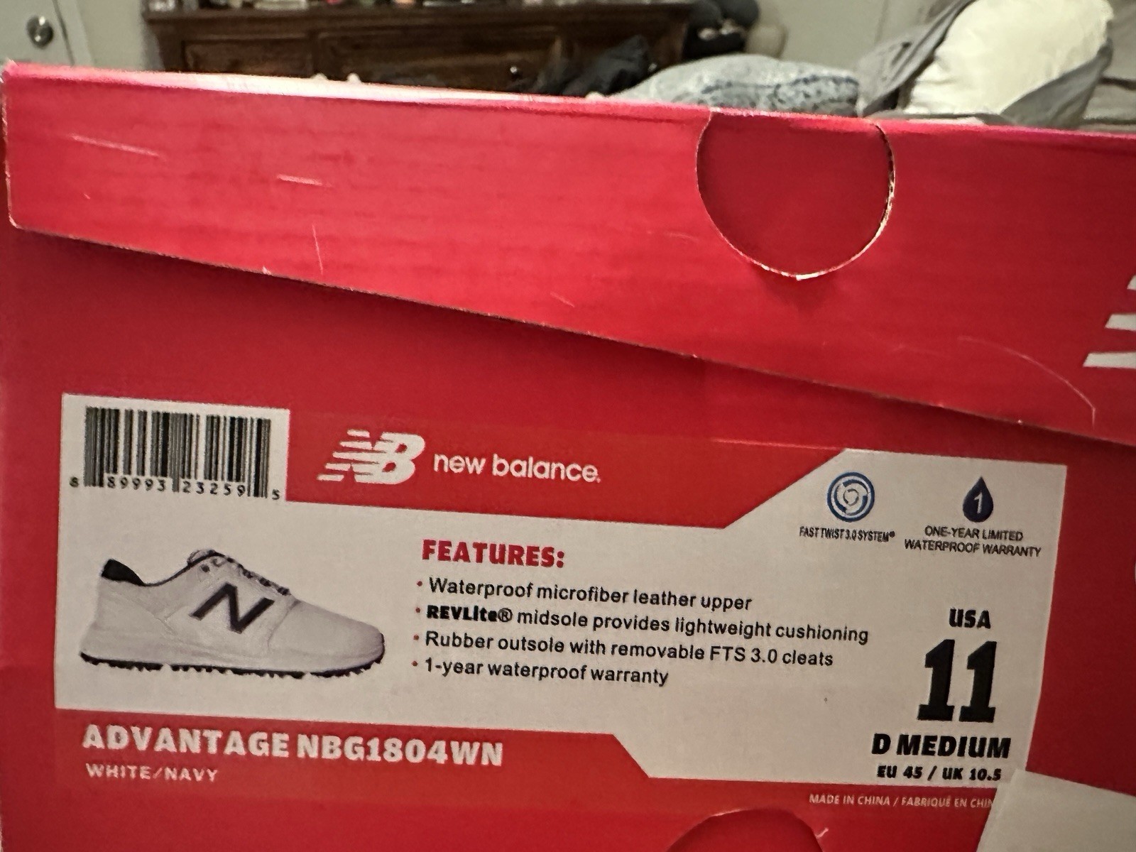 New Balance ADVANTAGE NBG1804WN. Men’s Golf Size D 11 thumbnail 8