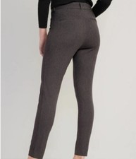 OLD NAVY Women's PIXIE Skinny Pant Heather Gray Size 4 - High-Rise, Stretch