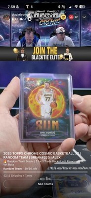 2026 Topps Chrome Cosmic Basketball Luka Doncic Planetary Pursuit 