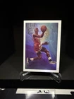 1990-91 NBA Hoops - Art Card Team Checklist Michael Jordan #358 AW