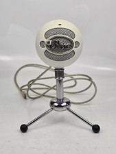 Blue Snowball USB Microphone White w/ Tripod Stand  USB Cable