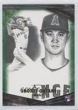 2018 Topps Gallery Masterpiece Green 74/250 Shohei Ohtani #M-30 2b5