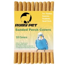 Sanded Perch Covers for Parakeets, Lovebirds, Finches, Canaries, Small SAND