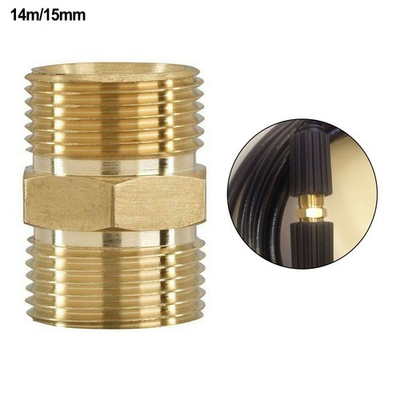#ad M22 15mm To External Thread Adapter Connector Electric Pressure Washer Hose $10.52