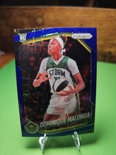 Dominique Malonga 2025 Panini Donruss WNBA Rookie Blue Velocity Seattle Storm