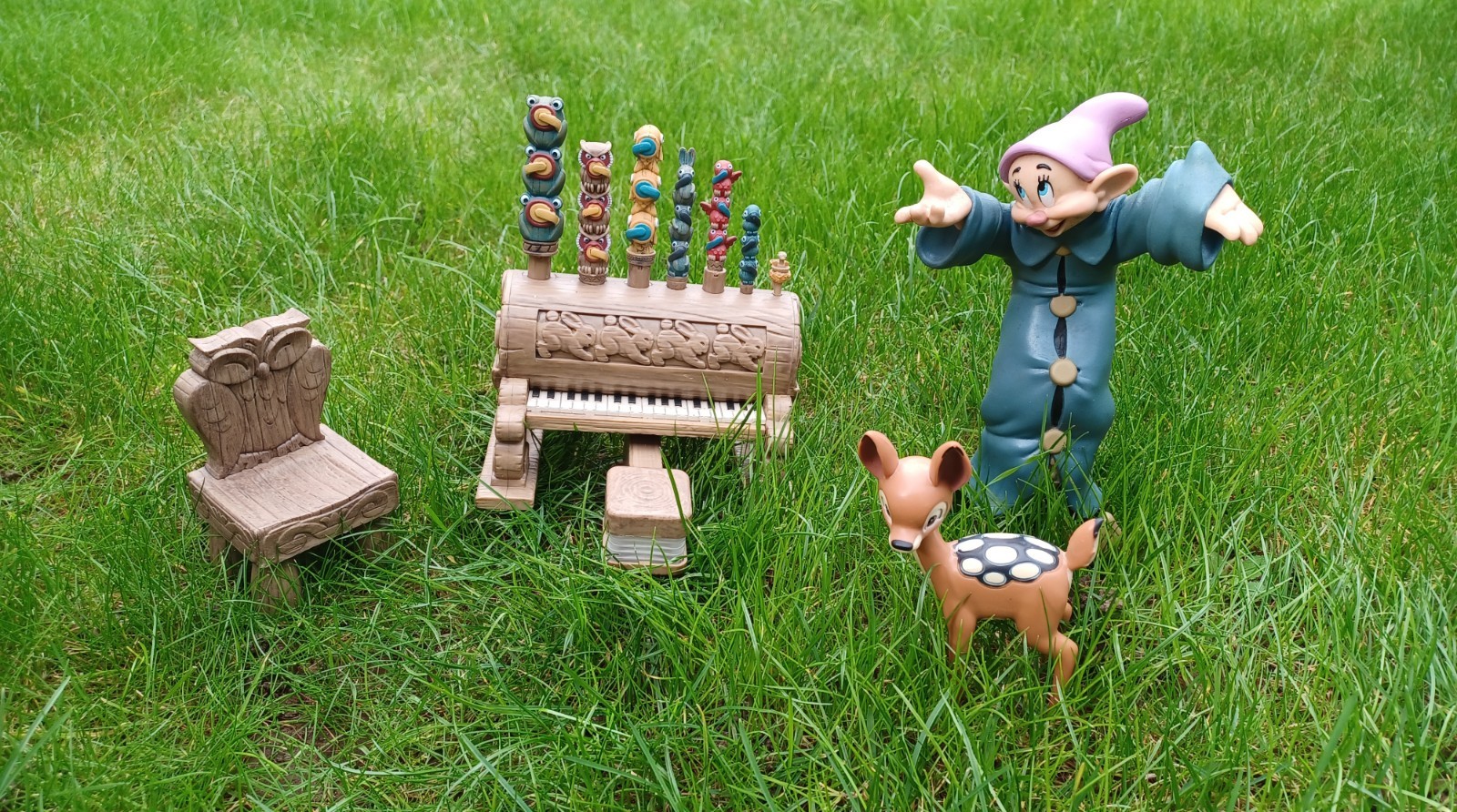 Vintage Snow White Working Humph Pipe Organ & Figures Bundle VGC