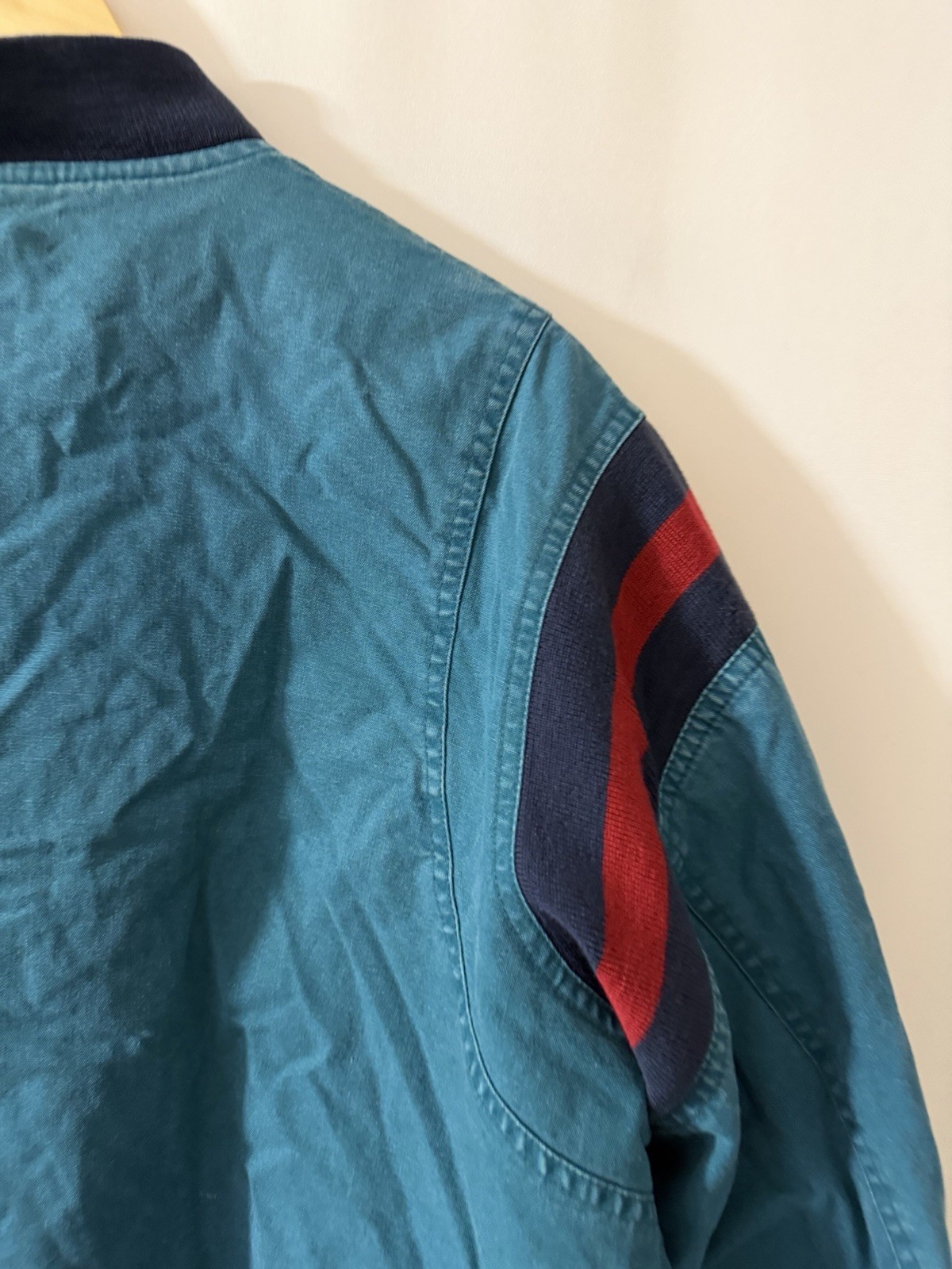 vintage Lacoste varsity bomber jacket Sz L image 8