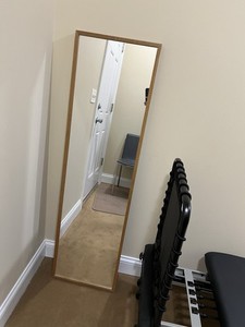 55” X16” Full-length  Large Wall Bedroom Mirror Wood  Frame